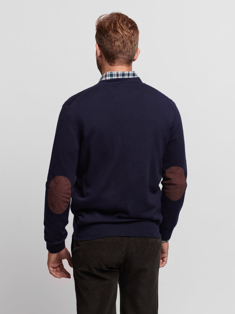 Regular Fit Cardigan Blue Long Sleeve