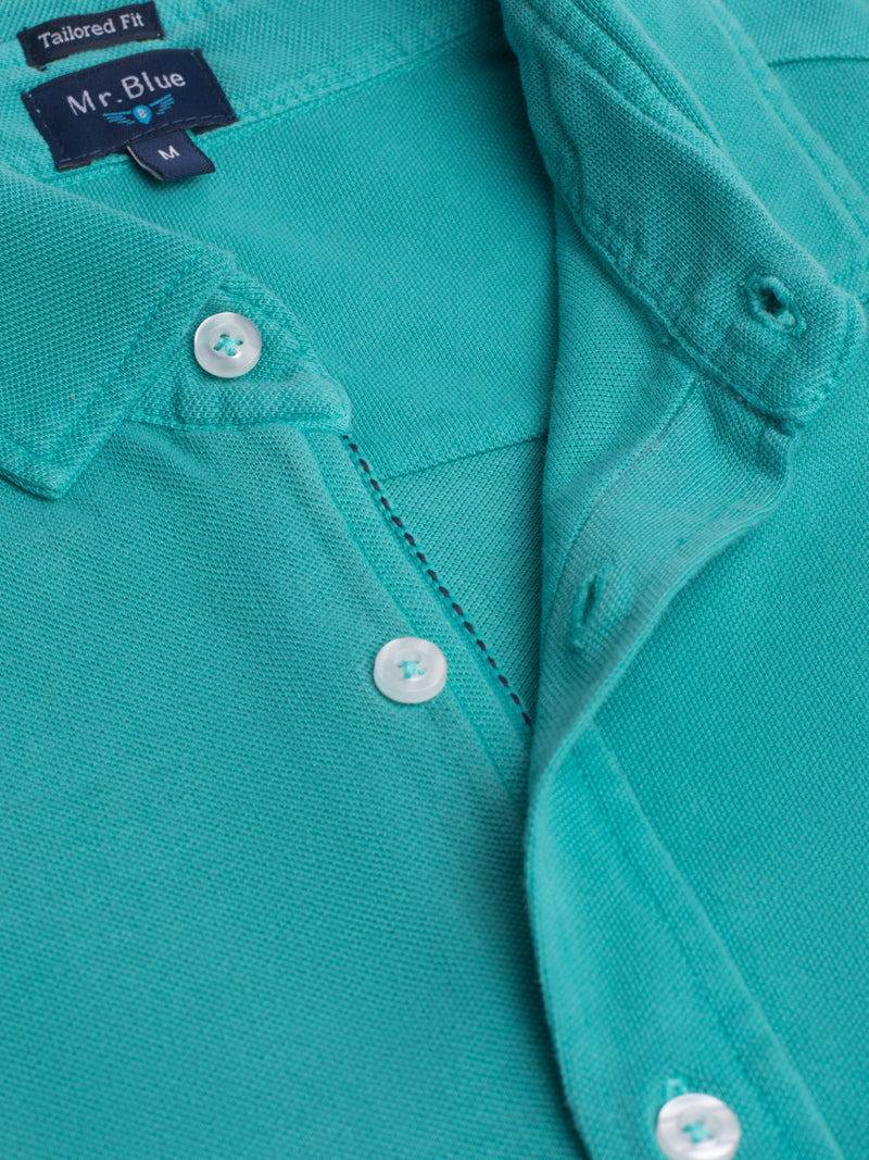 Camisa verde con textura