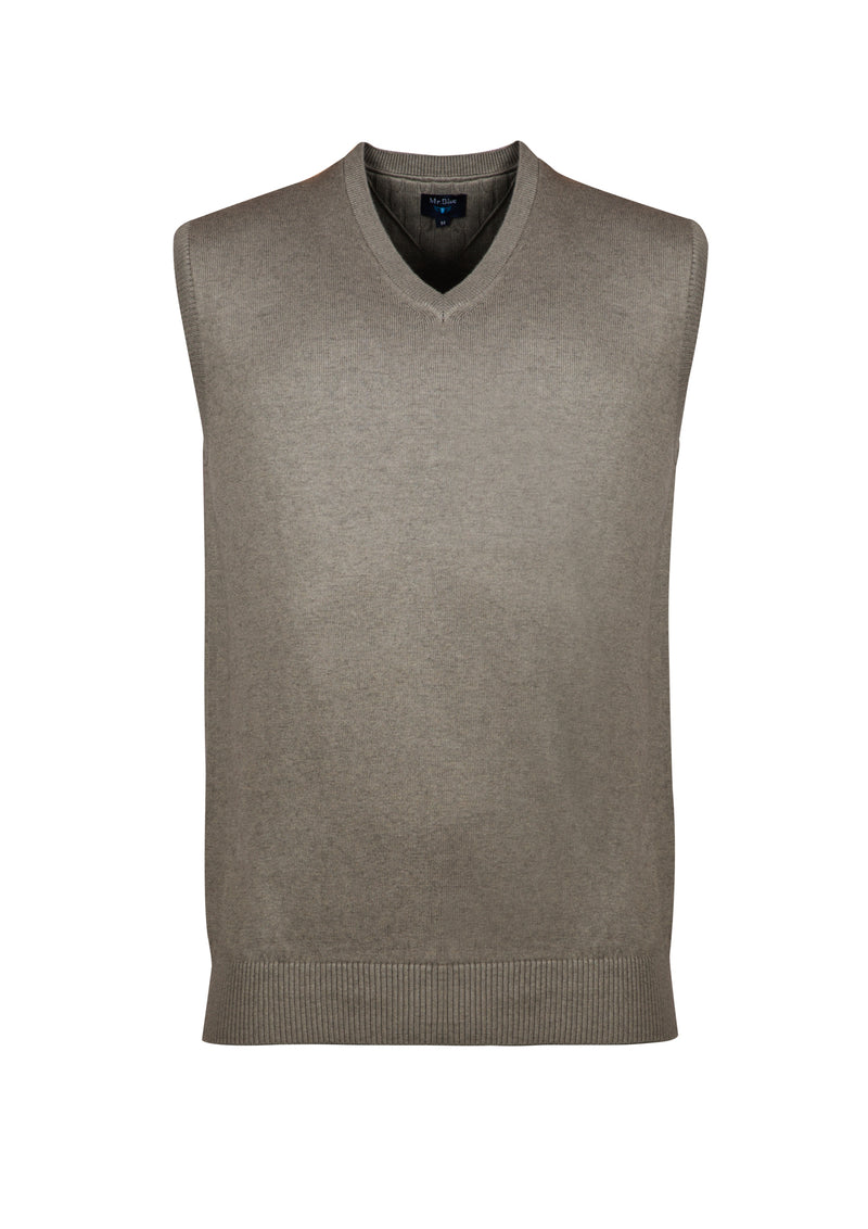 V-neck vest dark gray
