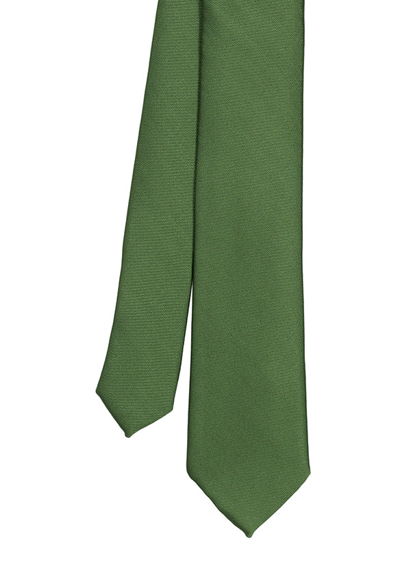 Dark Green Slim Tie