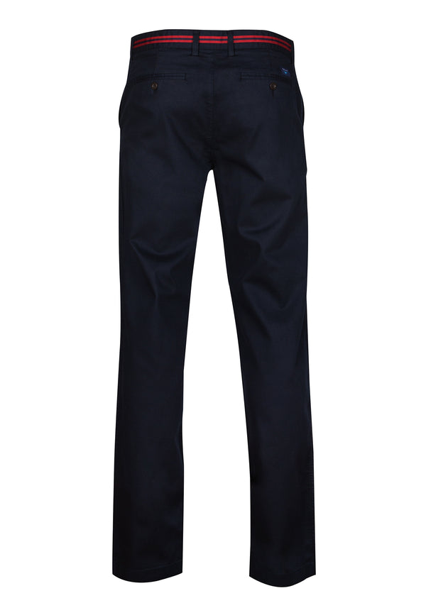 Flat Canvas Chino Pants Tailored Fit