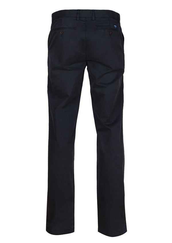 Regular fit intermediate blue chino pants