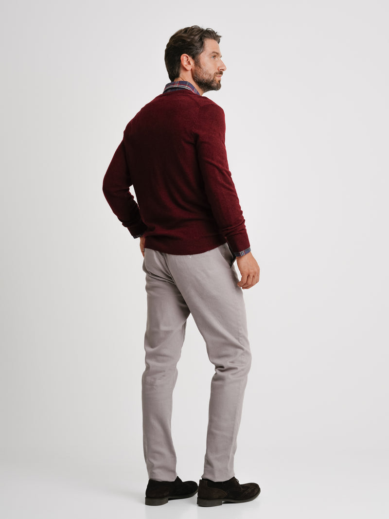 Bordeaux Thick Wool Pullover