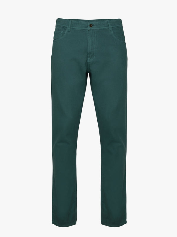 Pantalones verdes de ajuste regular