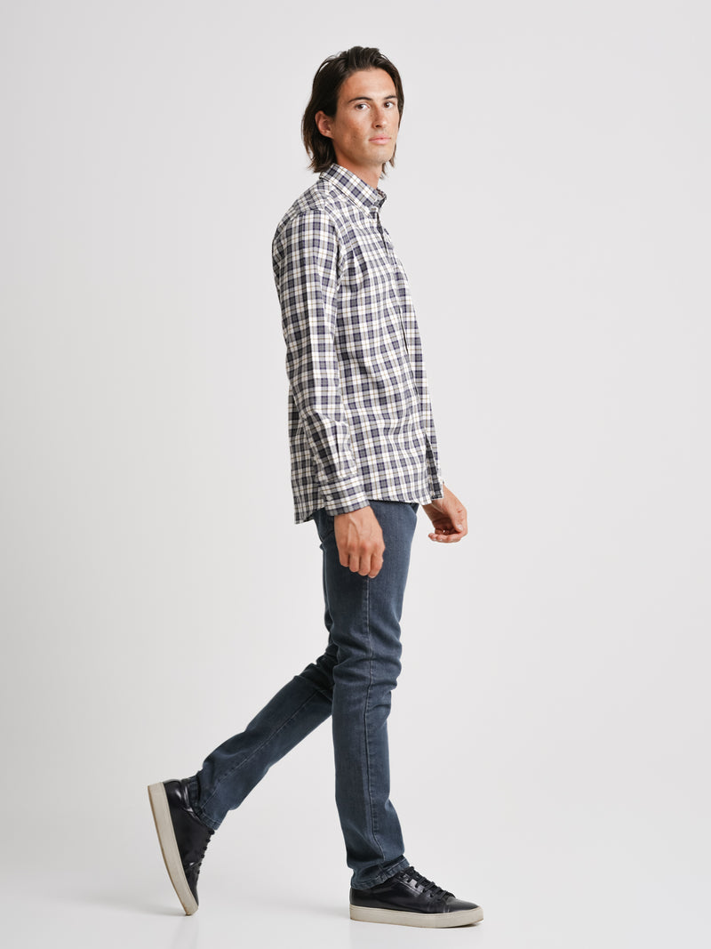 Grey Twill Regular Fit Shirt