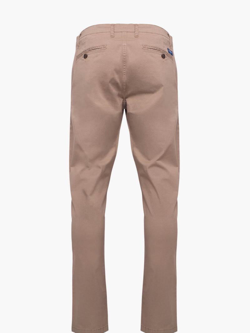Slim fit chino pants spotted Camel