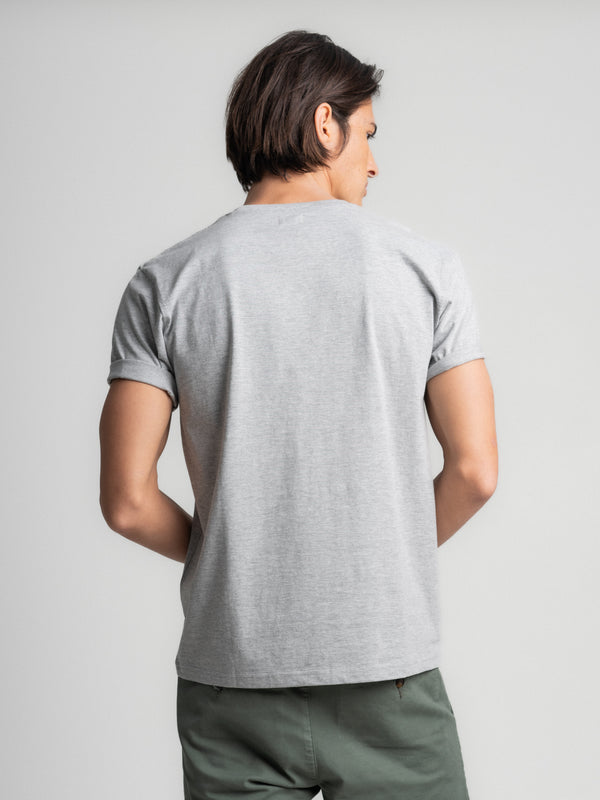 Camiseta gris 100% algodón