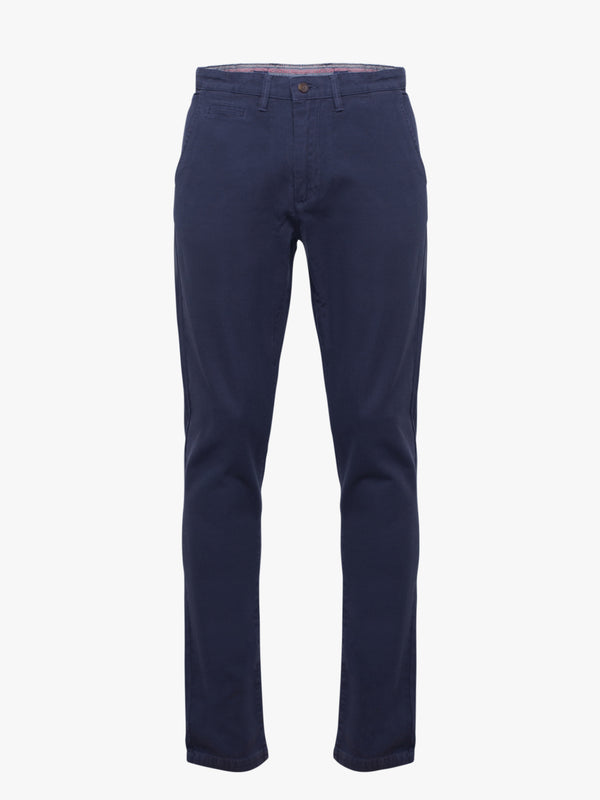 Pantalones chinos 100% algodón azul oscuro