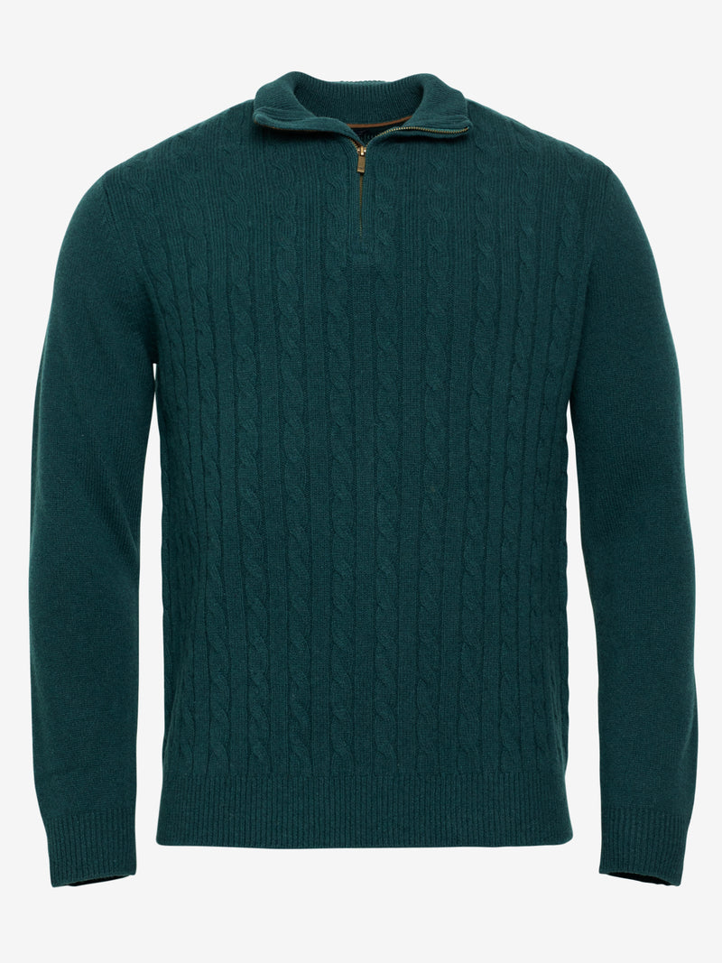 Pullover Regular Fit Verde Manga Comprida