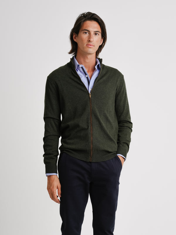 Pullover Merino Wool Fine Green