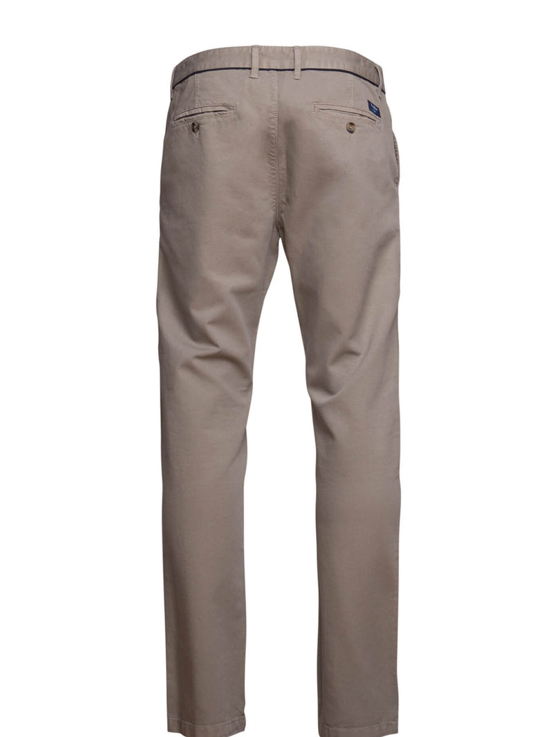 Plain Slim Fit structured Chino pants