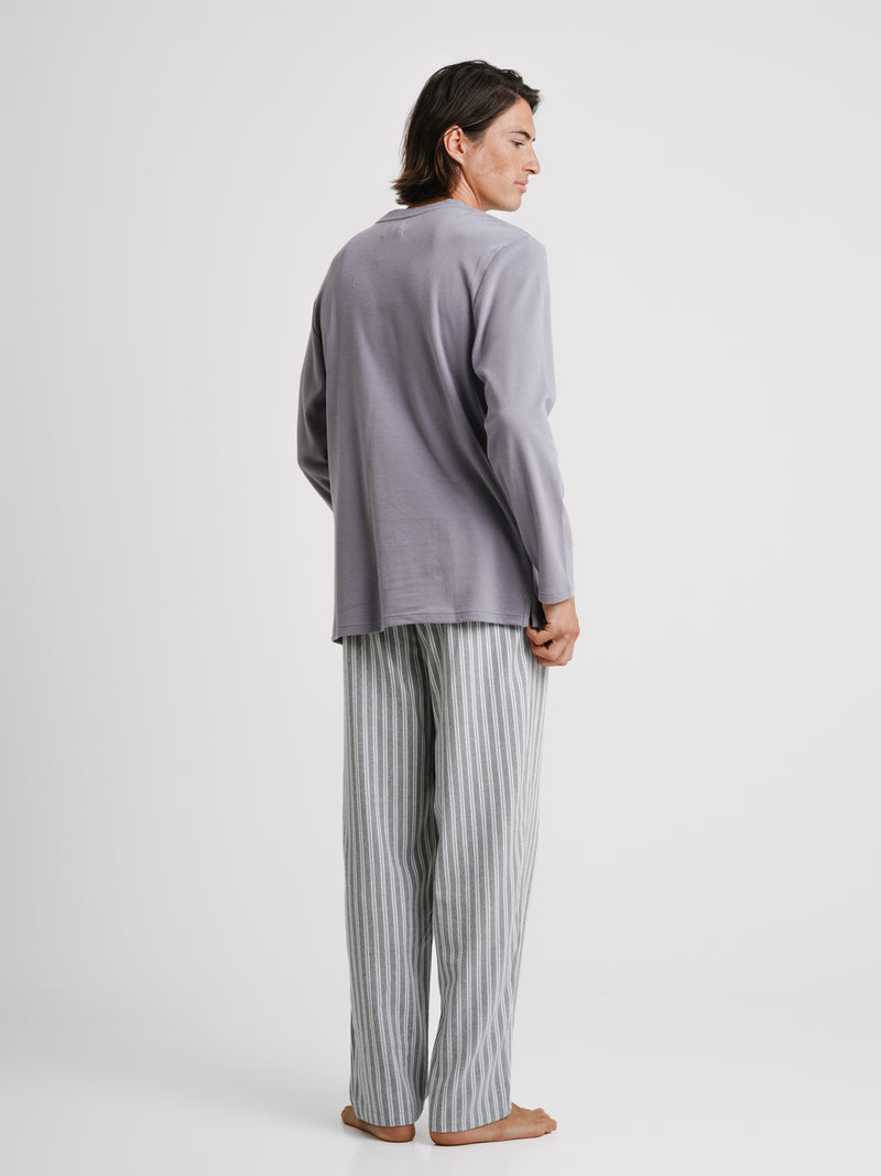 Grey Long Sleeve Pajamas
