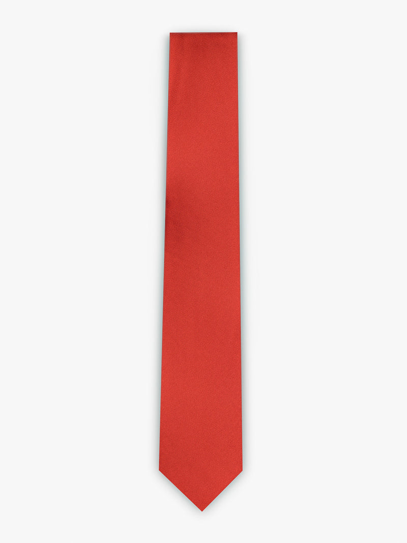 Corbata roja de poliéster