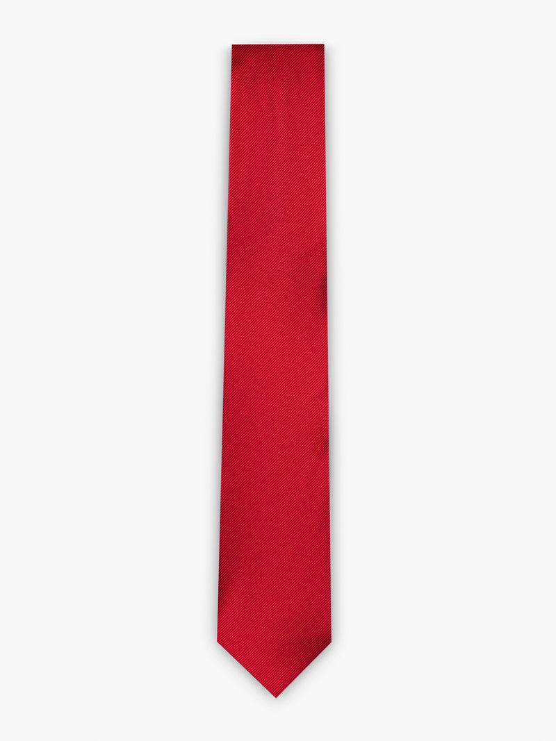 Corbata roja de poliéster