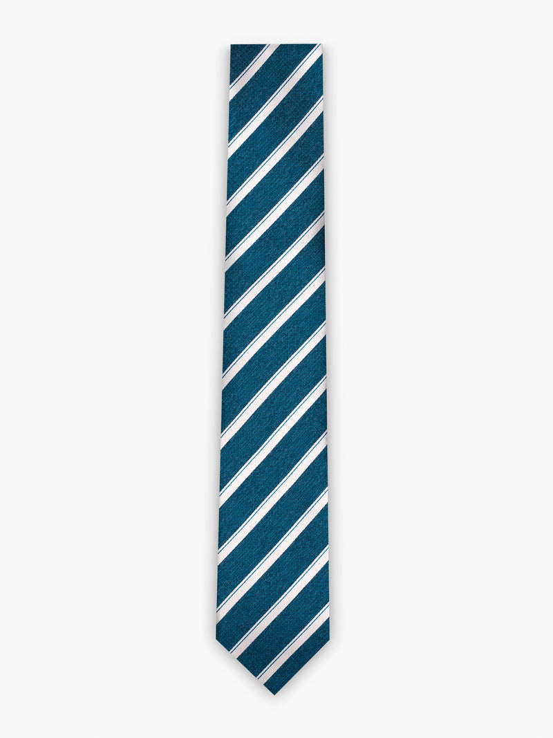 Blue Polyester Tie