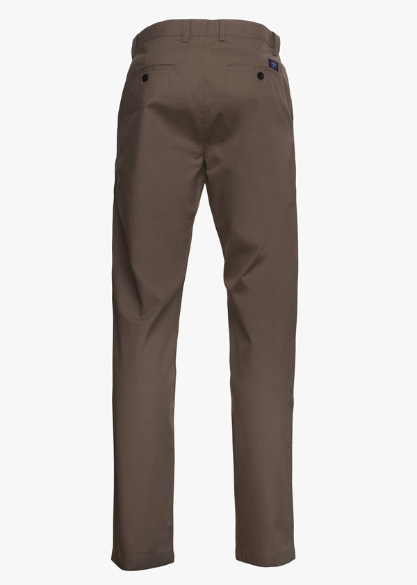 Pantalones de sarga Chino Tailored Fit planos