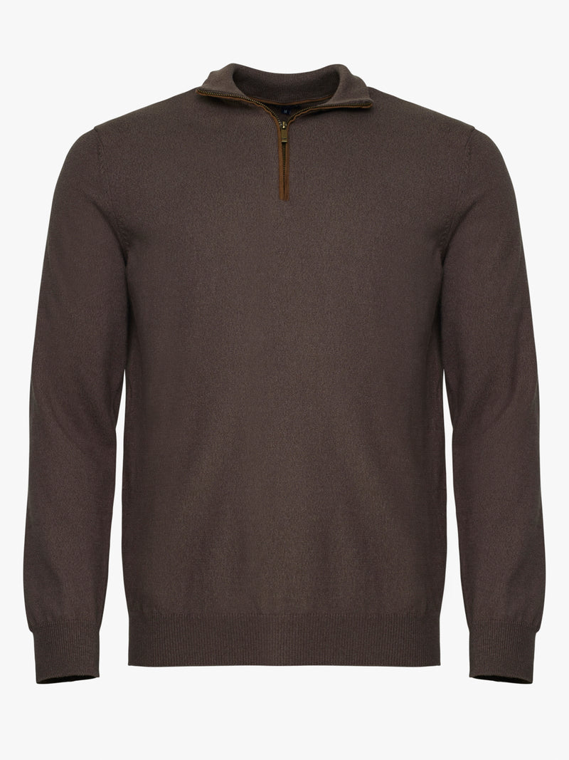 Pullover Merino Wool Fine Brown