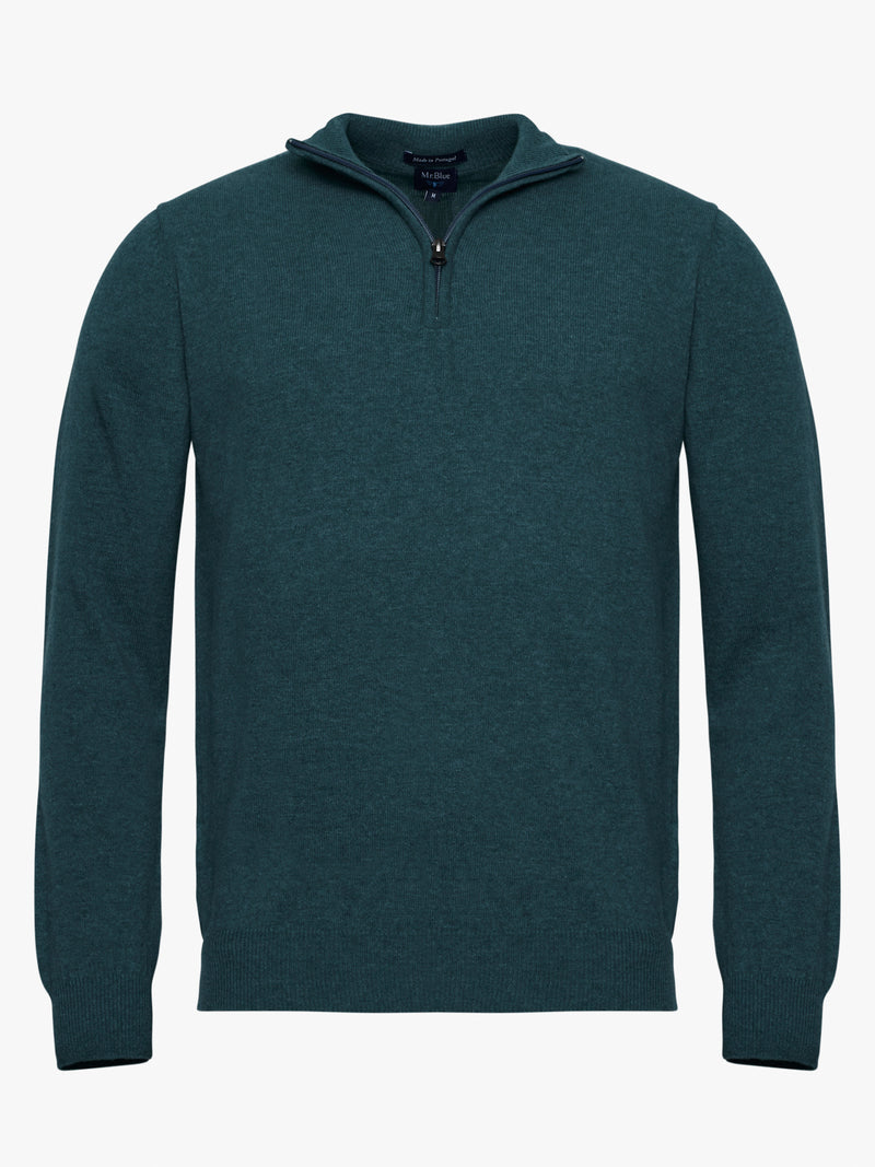 Green Thick Wool Pullover