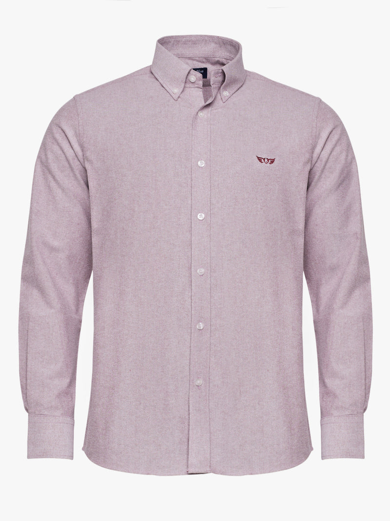 Bordeaux Oxford Regular Fit Shirt