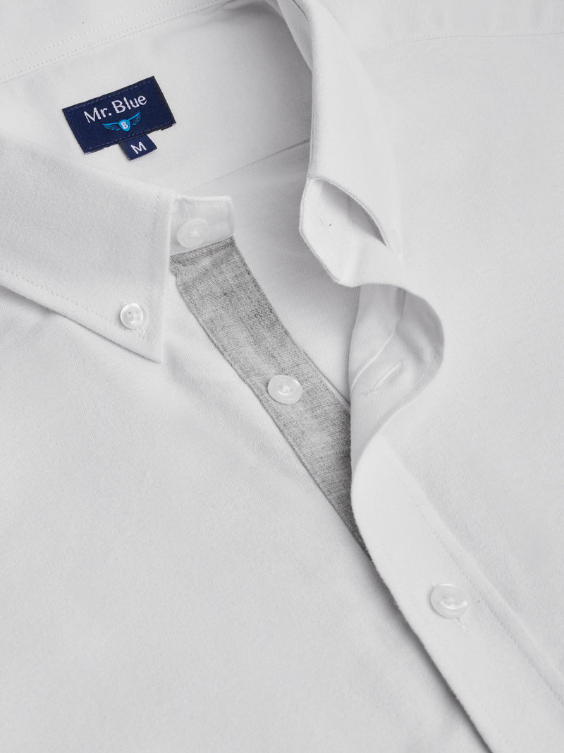 Camisa blanca Oxford Regular Fit