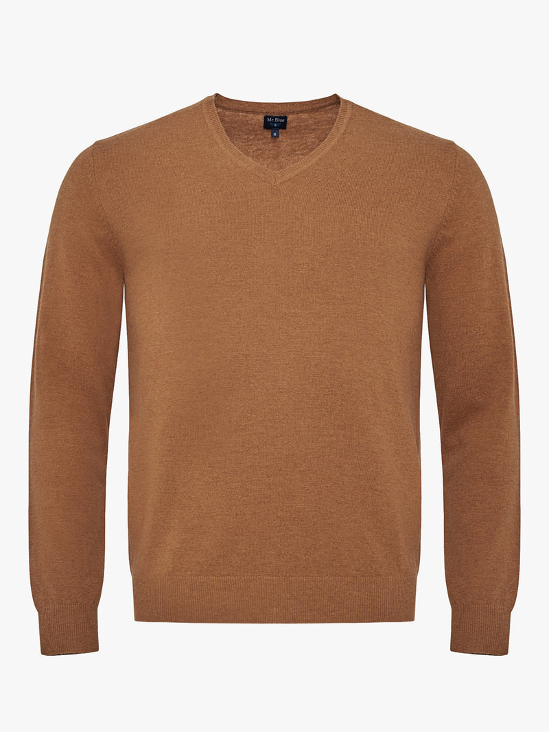 Camel Thick Wool Pullover