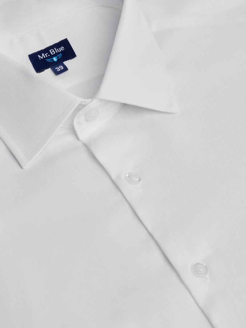 Camisa Classic Fit Oxford Blanca