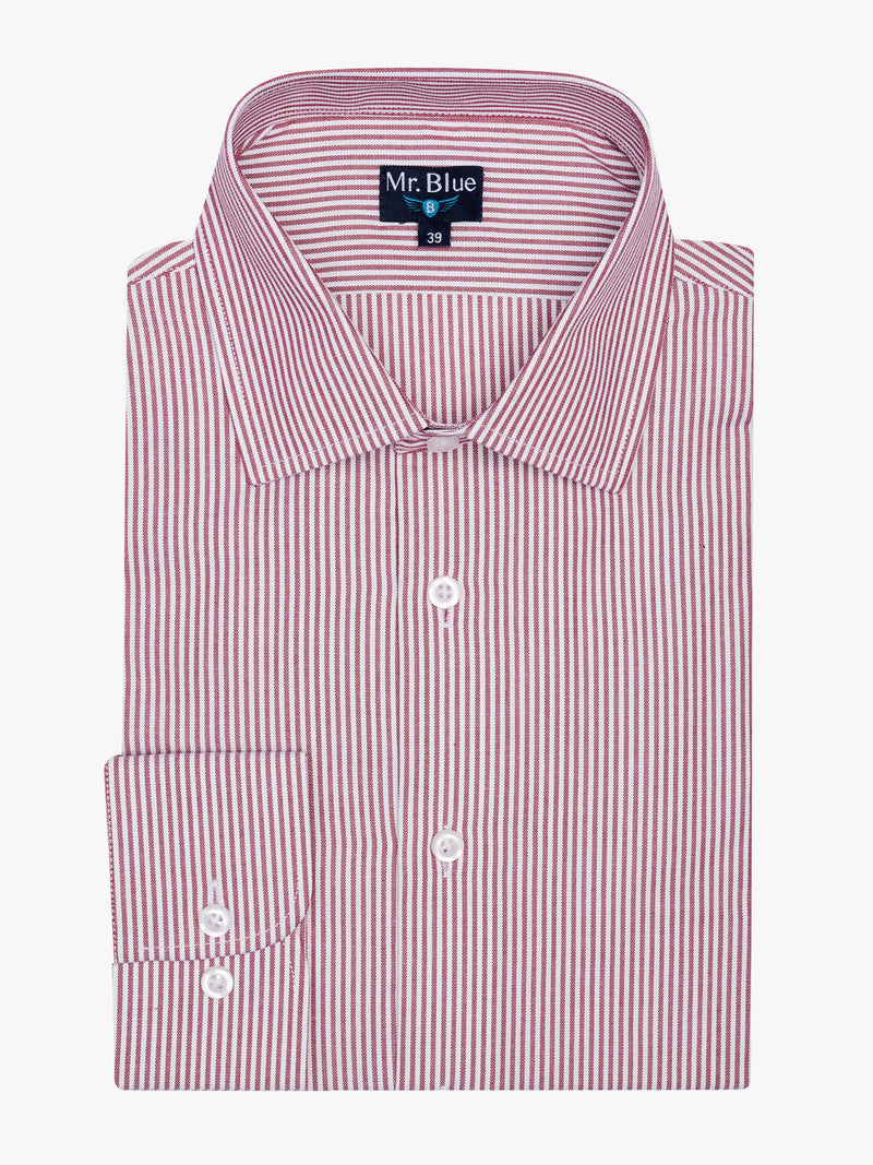 Camisa Classic Fit Oxford Roja