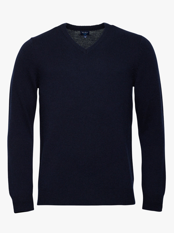 Pullover Thick Blue Wool