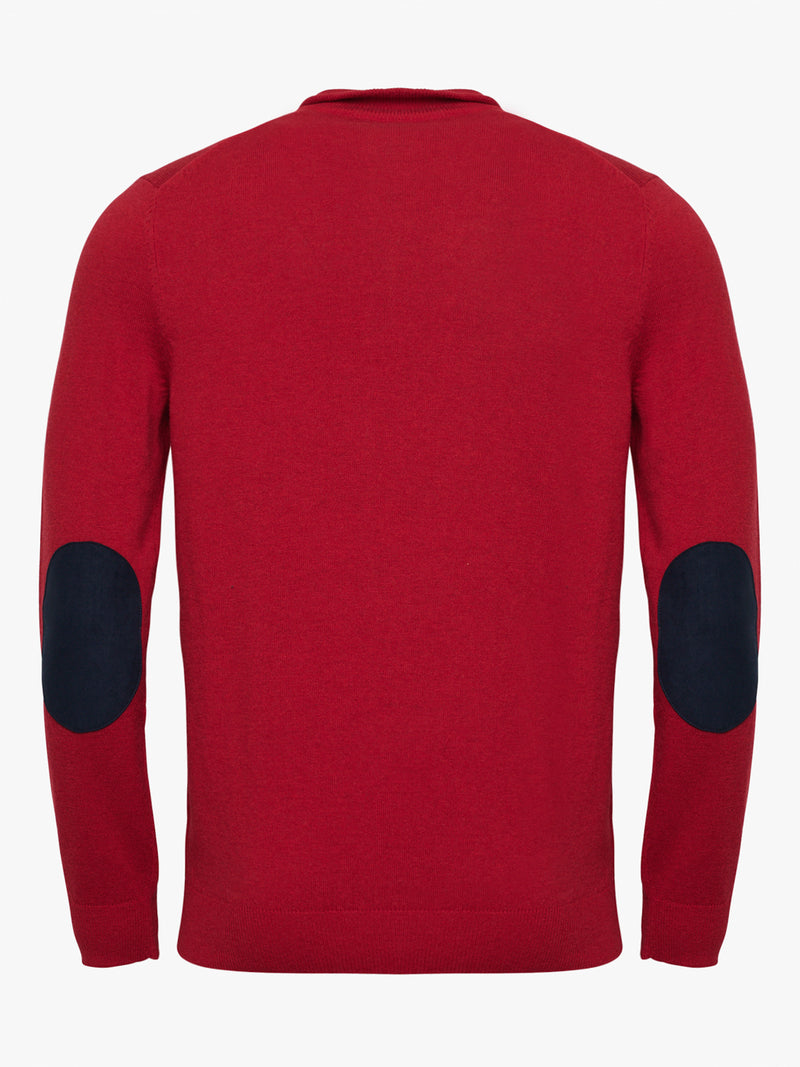 Red Thick Wool Pullover