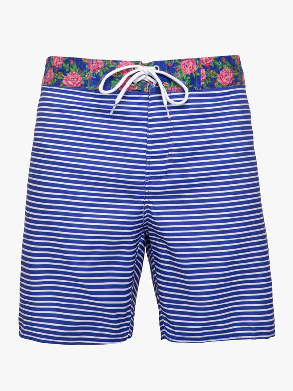 Pantalones cortos de natación con estampado estilo surfista