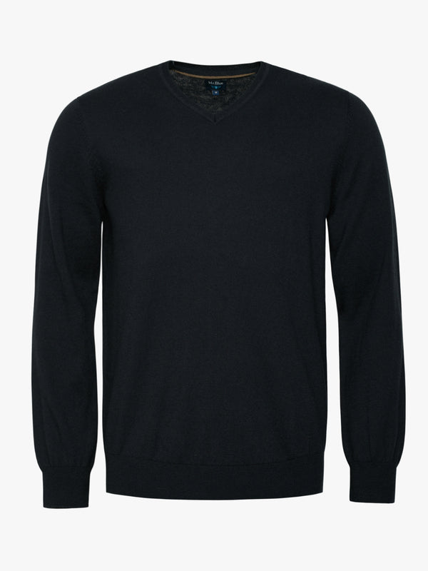 Pullover Merino Wool Fine Blue