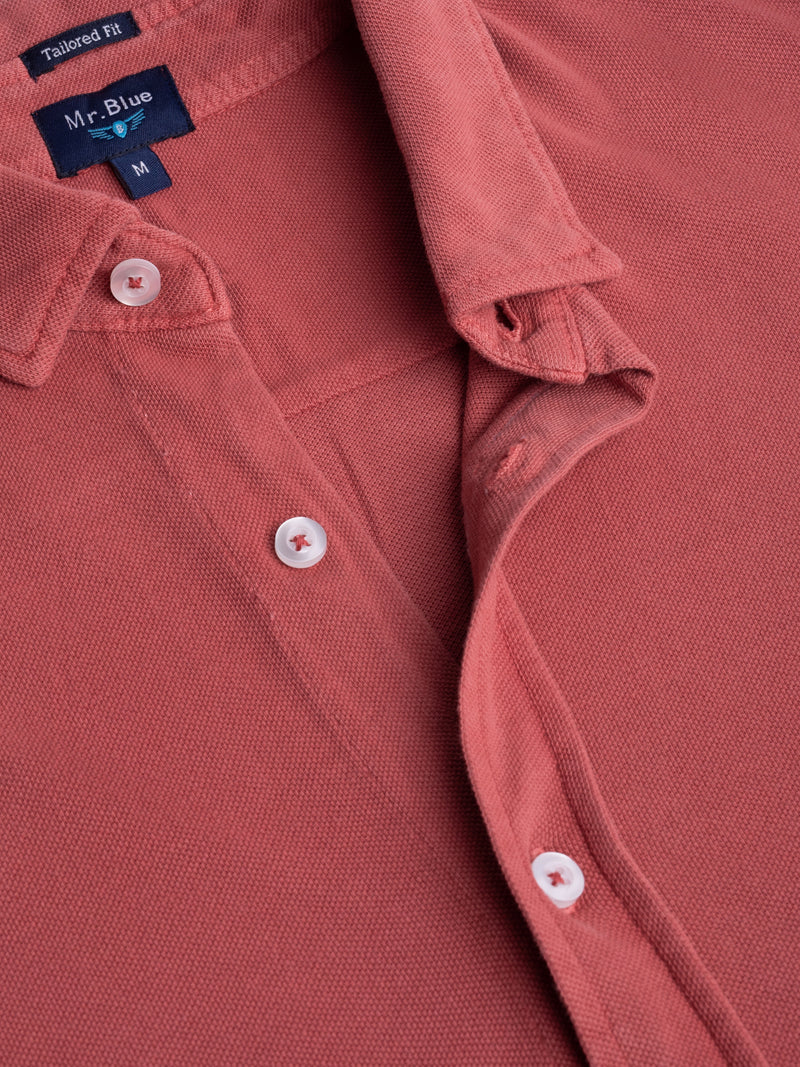 Red Tailored Fit Shirt