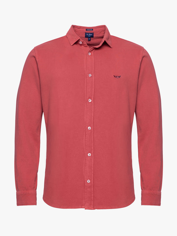 Red Tailored Fit Shirt