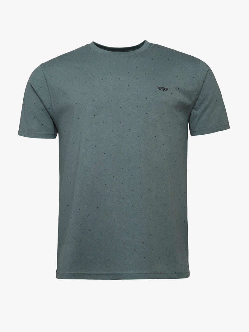 T-Shirt 100% Algodão Verde Mr. Blue